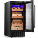 15 Inch Cigar Humidor Electric Humidor Black X5196H