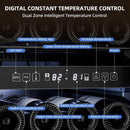 15 Inch Wine Cooler Refrigerator with Stainless Steel Double-Layer Tempered Glass Door W4888S