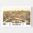 Vintage Map of Buena Vista, Virginia 1891
