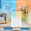 15000 BTU Inverter Portable Air Conditioner Smart Wifi Enabled Cooling & Heating Unit-White by LJGDeals