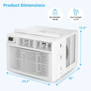 15000 BTU Window Air Conditioner-White by LJGDeals