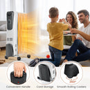 1500W Electric Space Heater with Adjustable Thermostat by LJGDeals