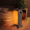 1500W Oil Filled Radiator Heater with Remote Control 3 Modes 24H Timer by DirectDeals