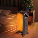 1500W Oil Filled Radiator Heater with Remote Control 3 Modes 24H Timer by LJGDeals