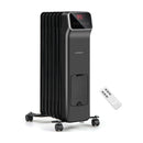 1500W Oil Filled Radiator Heater with Remote Control 3 Modes 24H Timer by DirectDeals