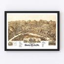 Vintage Map of Buena Vista, Virginia 1891