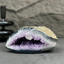 Uruguayan Amethyst & Agate Crystal Geode