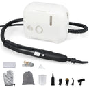 1500W Portable Steam Cleaner with 34 oz Water Tank-White by DirectDeals