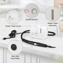 1500W Portable Steam Cleaner with 34 oz Water Tank-White by DirectDeals
