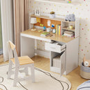 Kids Study Desk and Chair Set Student Table and Chair by LJGDeals