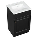 Bathroom Vanity With Sink, Cabinet With Adjustable Shelf by HouseOfZazla
