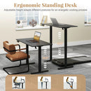 48 Inch x 24 Inch Ergonomic Electric Standing Desk with 3 Memory Settings for Home Office by LJGDeals