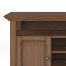 Amherst - TV Media Stand - Rustic Natural Aged Brown by HouseOfZazla