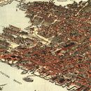 Vintage Map of Norfolk, Virginia 1891