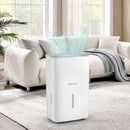150 Pints Dehumidifier with 24H Timer and LED Display-White by LJGDeals