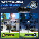 150W Hard Wire LED Post Top UFO Light 21,000LM, ETL Listed LED Post Lights with Photocell 5000K, IP65