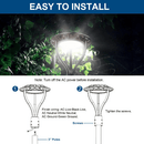 150W Hard Wire LED Post Top UFO Light 21,000LM, ETL Listed LED Post Lights with Photocell 5000K, IP65