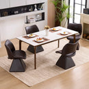 Modern Swivel Dining Chair With High Back by Unique Piece Furniture
