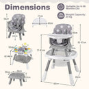 16-in-1 Baby High Chair with Activity Center and Booster Seat for Babies and Toddlers by LJGDeals