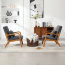 Walker Edison | Modern Accent Chair with One Pillow