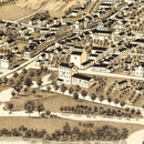 Vintage Map of Waynesboro, Virginia 1891