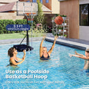 3.3-10 Feet Portable Basketball Hoop Adjustable with Base and Wheels by LJGDeals
