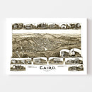 Vintage Map of Cairo, West Virginia 1899