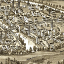Vintage Map of Cairo, West Virginia 1899
