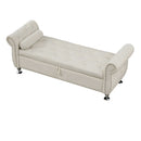 Storage Bench With Crystal Buttons And 1 Pillow For Bedroom by HouseOfZazla
