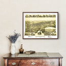 Vintage Map of Clarksburg, West Virginia 1898