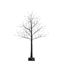 3 Pc Illuminated Halloween Tree with Purple LED Glow
