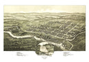 Vintage Map of Davis, West Virginia 1898