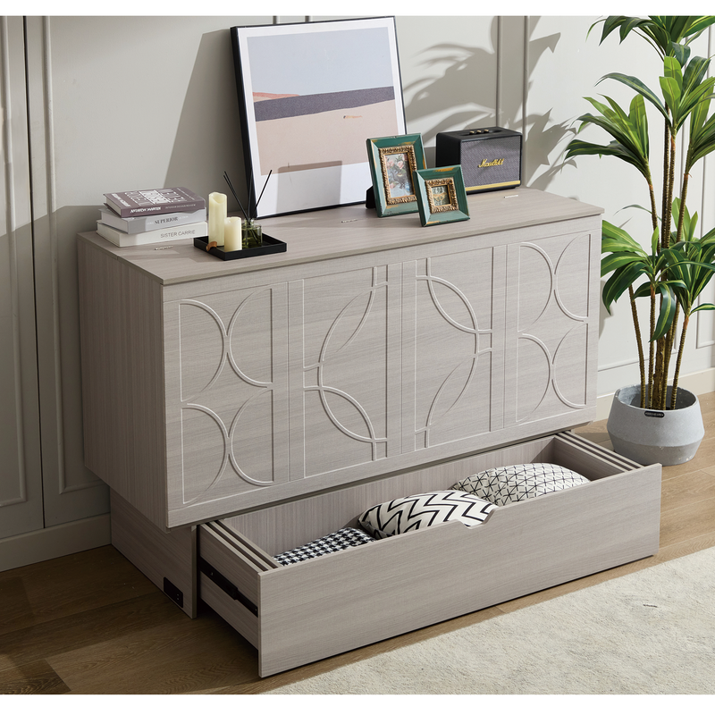 Cabinet Bed with Storage and Foam Mattress, photo 4 of 10