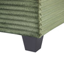 Upholstered U-Shaped Sectional Sofa With Movable Ottoman And Side Storage Pockets by HouseOfZazla