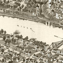 Vintage Map of Fairmont & Palatine, West Virginia 1897
