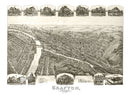 Vintage Map of Grafton, West Virginia 1898