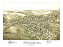 Vintage Map of Mannington, West Virginia 1897