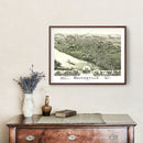 Vintage Map of Moundsville, West Virginia 1899