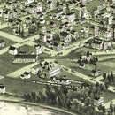 Vintage Map of Moundsville, West Virginia 1899