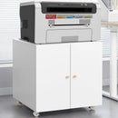 Office Furniture Copier Cabinet 2 Door Steel Copier Stand Mobile Pedestal File Printer Stand by Unique Piece Furniture