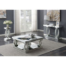 Empire - Square Side End Table - Silver
