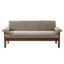 Loveseat Sofa 2 Seater Couch with Armrest Pillows by HouseOfZazla