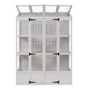 TOPMAX 78-Inch Wooden Greenhouse with Skylights and Folding Shelves by HouseOfZazla