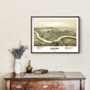 Vintage Map of Phillippi, West Virginia 1897