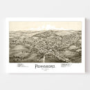 Vintage Map of Pennsboro, West Virginia 1899