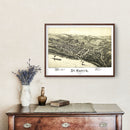Vintage Map of St. Mary's, West Virginia 1899