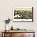 Vintage Map of Salem, West Virginia 1899