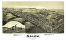 Vintage Map of Salem, West Virginia 1899