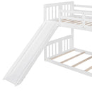 Bunk Bed With Convertible Ladder And Slide by HouseOfZazla