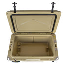 65 Quart Khaki Cooler, Ultra-Tough Hard Shell Ice Chest by HouseOfZazla